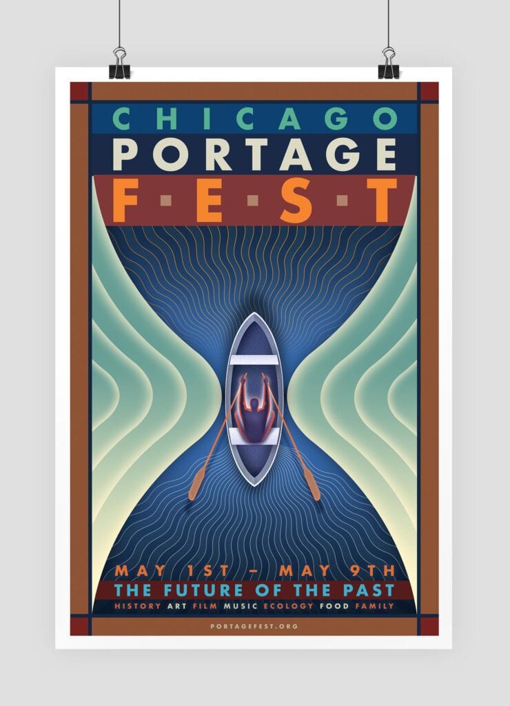 pm ChicagoPortageFest poster