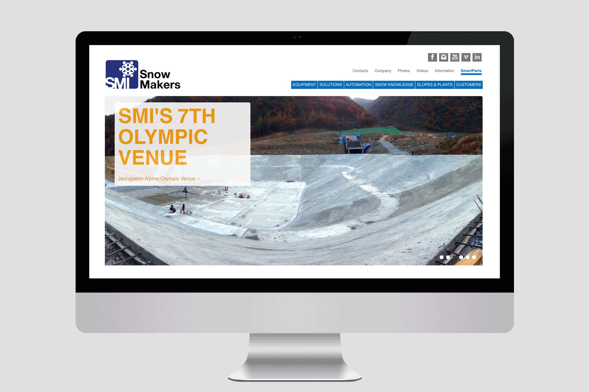 Snow Machines, Inc. Web Design