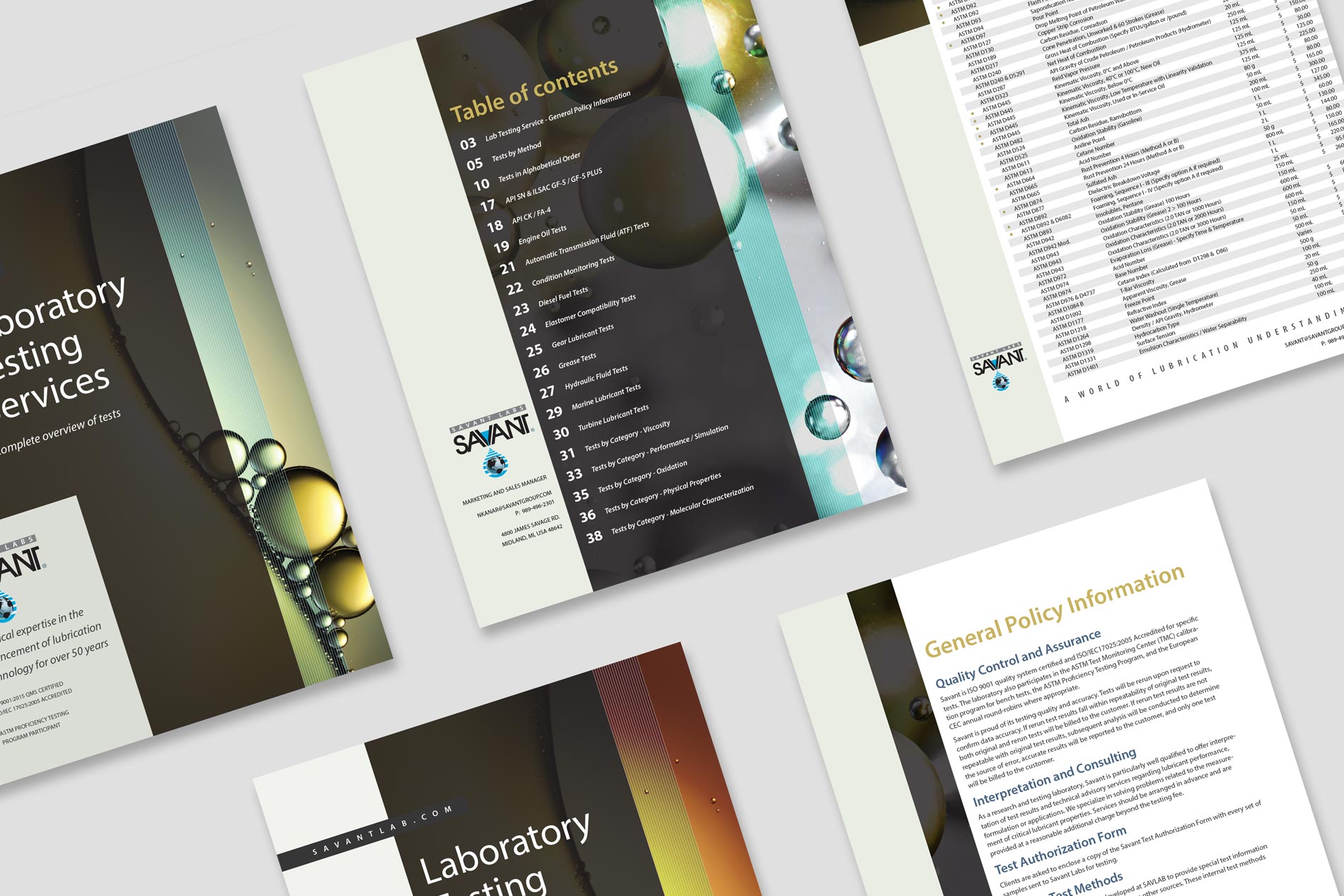 ip Savant Labs Midland Mi literature mockup 2 by Design Direction ClarkMost